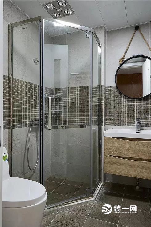 浴室干湿分离隔断套路多 三种设计15款案例供参考